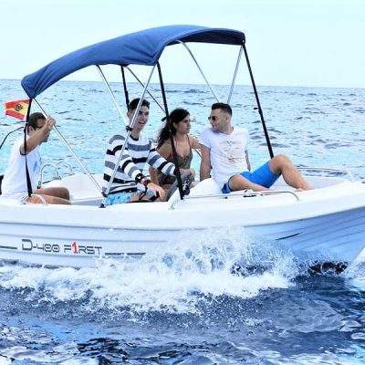 			Alquiler de barco sin licencia en Tenerife Sur Puerto Colon - Small motor boat charter without licence in Tenerife